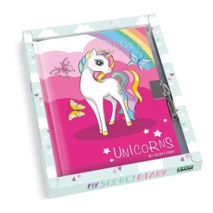 DIARIO SEGRETO CON LUCCHETTO UNICORN