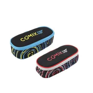 Comix- astuccio ovale sound wave colori assortiti
