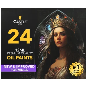 24 Piece Oil Paint Set