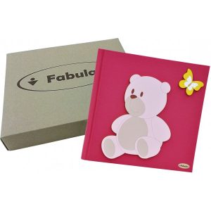 Album foto 30×30 Nascita Orso Rosa