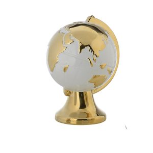 Globo lux ceramica oro in 3 misure